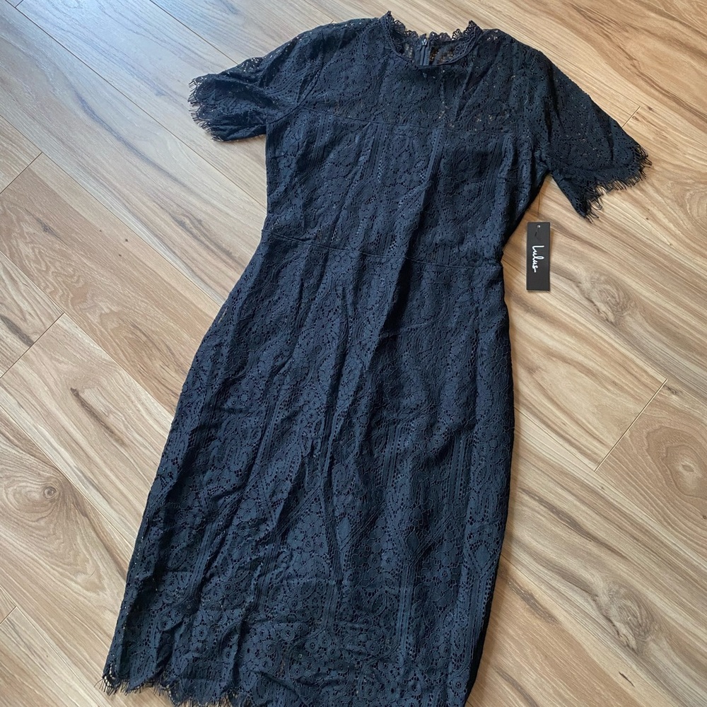 Lulus Black Lace Dress